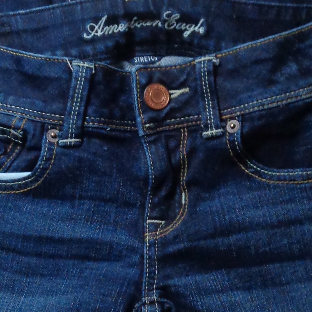 American Eagle Slim Boot jean 2 short - Picture 5 of 11
